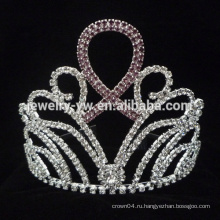Оптовая Новый дизайн для новобрачных Crystal Pageant Tiara Kids Rhinestone Crowns